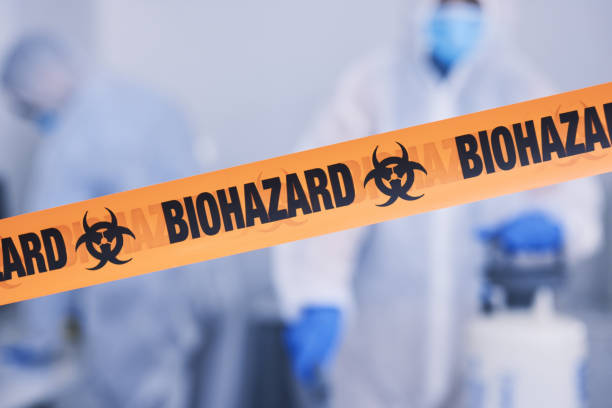 Professional Infectious Disease Decontamination technician working in Bridgehampton, NY